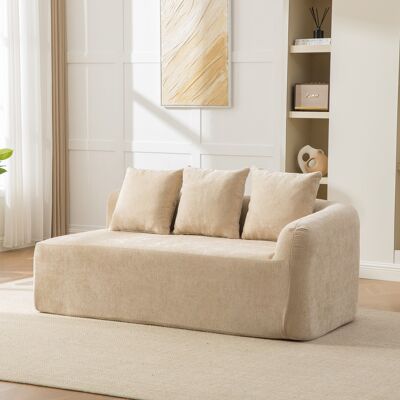 SANS MARQUE Modulares Kompressionssofa – Aus Tissu – Wolkenweicher Komfort.voll Gepolsterte – Sofort Einsatzbereit – Kuschelige – Modell V – Aus Tissu-stoff SANS MARQUE Modulares Kompressionssofa – Aus Tissu – Wolkenweicher Komfort.voll Gepolsterte – Sofort Einsatzbereit – Kuschelige – Modell V – Aus Tissu-stoff