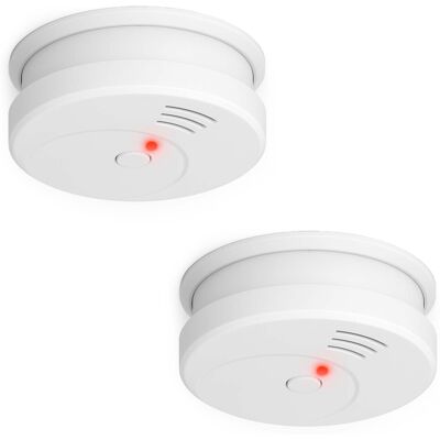 Wiltec 2x Rauchmelder - Zertifiziert DIN EN 14604 Wiltec 2x Rauchmelder - Zertifiziert DIN EN 14604