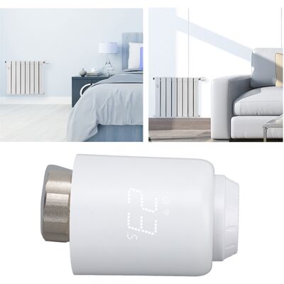 JUTE Heizungsthermostat Für Zuhause, Intelligenter Zigbee-thermostat Für Heizkörperventile Mit App-steuerung, Drahtloser Programmierbarer Heizkörperthermostat JUTE Heizungsthermostat Für Zuhause, Intelligenter Zigbee-thermostat Für Heizkörperventile Mit App-steuerung, Drahtloser Programmierbarer Heizkörperthermostat