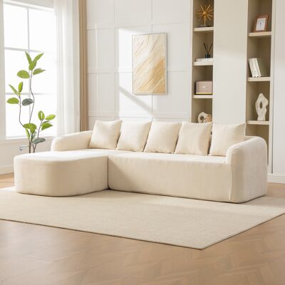SANS MARQUE Modulares Kompressionssofa – Aus Tissu – Wolkenweicher Komfort.voll Gepolsterte – Sofort Einsatzbereit – Kuschelige – Modell I – Aus Tissu-stoff SANS MARQUE Modulares Kompressionssofa – Aus Tissu – Wolkenweicher Komfort.voll Gepolsterte – Sofort Einsatzbereit – Kuschelige – Modell I – Aus Tissu-stoff