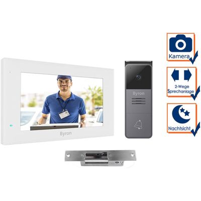 Smartwares Einfamilienhaus Video Türsprechanlage Mit Kamera, 7' Touchscreen & Türöffner Smartwares Einfamilienhaus Video Türsprechanlage Mit Kamera, 7' Touchscreen & Türöffner