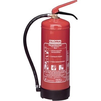 Gloria Pulverfeuerlöscher Pd 12 G A 12kg M.dauerdruck Brandkl.55 A 233 B C M.wandh. Gloria Pulverfeuerlöscher Pd 12 G A 12kg M.dauerdruck Brandkl.55 A 233 B C M.wandh.