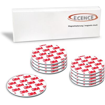 ECENCE 10x Magnethalterung 70mm Für Rauchmelder Feuermelder Magnet-befestigung ECENCE 10x Magnethalterung 70mm Für Rauchmelder Feuermelder Magnet-befestigung