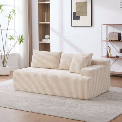 SANS MARQUE Modulares Kompressionssofa – Aus Tissu – Wolkenweicher Komfort.voll Gepolsterte – Sofort Einsatzbereit – Kuschelige Ruhezone.hochwertige SANS MARQUE Modulares Kompressionssofa – Aus Tissu – Wolkenweicher Komfort.voll Gepolsterte – Sofort Einsatzbereit – Kuschelige Ruhezone.hochwertige
