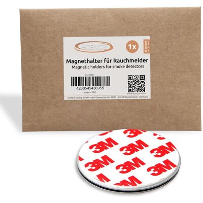 ECENCE 1x Magnethalterung 50mm Für Rauchmelder Feuermelder Magnet-befestigung ECENCE 1x Magnethalterung 50mm Für Rauchmelder Feuermelder Magnet-befestigung