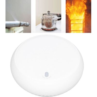 JUTE Intelligenter Drahtloser Rauchmelder, Fernalarm Über Die Graffiti-app, Intelligenter Zigbee-rauchmelder, Küchenbrandmeldesystem JUTE Intelligenter Drahtloser Rauchmelder, Fernalarm Über Die Graffiti-app, Intelligenter Zigbee-rauchmelder, Küchenbrandmeldesystem