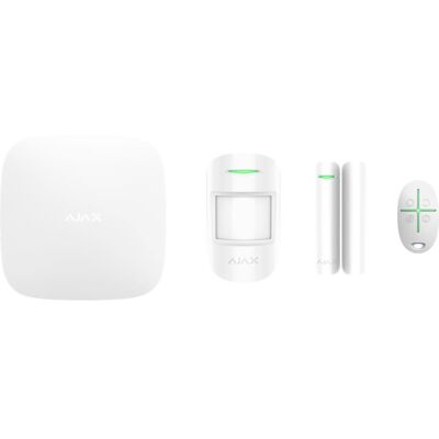 38168 - Jeweller - Starterkit - Hub, Motionprotect, Doorprotect, Spacecontrol - Farbe White - Ajax Drahtlose Sicherheit 38168 - Jeweller - Starterkit - Hub, Motionprotect, Doorprotect, Spacecontrol - Farbe White - Ajax Drahtlose Sicherheit
