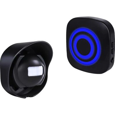 TRUVO Bewegungsmelder-alarm, Hommyfine Sirene Infrarot-bewegungsmelder - Drahtloses Pir-alarmset TRUVO Bewegungsmelder-alarm, Hommyfine Sirene Infrarot-bewegungsmelder - Drahtloses Pir-alarmset