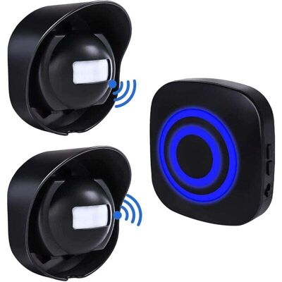 BOBYPET Bewegungsmelder-alarm, Infrarot-bewegungsmelder, Drahtloses Pir-alarmsensor-set, Bewegungsmelder, Infrarotdetektor BOBYPET Bewegungsmelder-alarm, Infrarot-bewegungsmelder, Drahtloses Pir-alarmsensor-set, Bewegungsmelder, Infrarotdetektor
