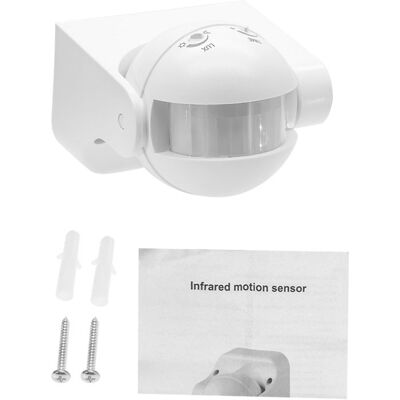 OEM Sicherheitsschalter Für Den Außenbereich Mit Pir-infrarot-bewegungsmelder, 180° Erfassungsbereich, Schutzart Ip44, 220–240 V Ac, Max. Reichweite 12 M, Lichtstärke 3–2000 Lux OEM Sicherheitsschalter Für Den Außenbereich Mit Pir-infrarot-bewegungsmelder, 180° Erfassungsbereich, Schutzart Ip44, 220–240 V Ac, Max. Reichweite 12 M, Lichtstärke 3–2000 Lux