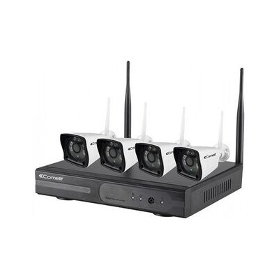 COMELIT Kit De Vidéoprotection Wikit040a - 1 Enregistreur Vidéo Wi-fi - 4 Caméras Ip Wi-fi All-in-one COMELIT Kit De Vidéoprotection Wikit040a - 1 Enregistreur Vidéo Wi-fi - 4 Caméras Ip Wi-fi All-in-one