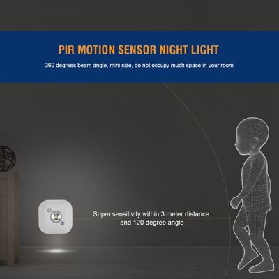HEAT Kabellose Led-lampe Mit Infrarot-bewegungsmelder, Schrank- Und Garderobenbeleuchtung, Weiß, Batteriebetrieben, Kompakt Und Autark. HEAT Kabellose Led-lampe Mit Infrarot-bewegungsmelder, Schrank- Und Garderobenbeleuchtung, Weiß, Batteriebetrieben, Kompakt Und Autark.