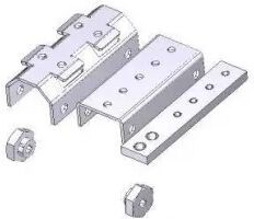 Accessori Piedino Mobile 803Xa-0330 Barriera Ricambio Came 88003-0153