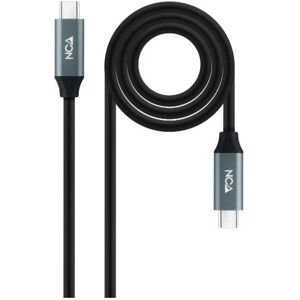 Nanocable - Usb 3.2 Gen2x2 Usb-c zu Usb-c Kabel 2m Schwarz 10.01.4302