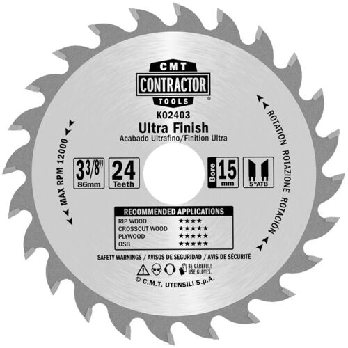 CMT K02403 Itk-Contractors Hw 3-3/8inx0.043inx15mm Z24atb