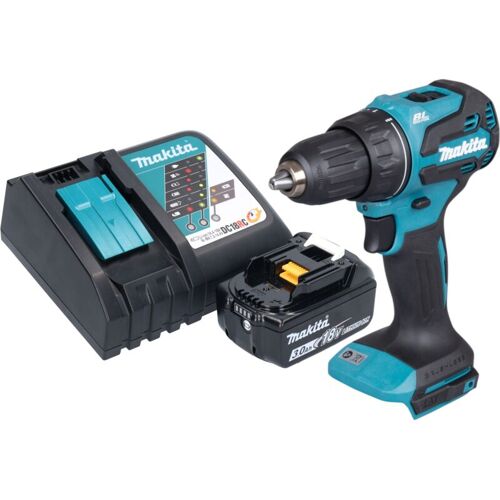 Makita DDF 490 RF1 Akku Bohrschrauber 18 V 65 Nm 1/2" Brushless + 1x Akku 3,0 Ah + Ladegerät