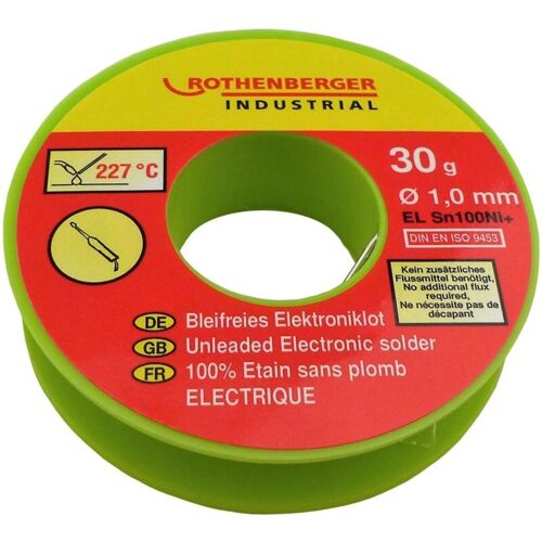 Rothenberger - Industrial Bleifreies Elektroniklot 30g Lötzinn, bleifrei