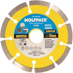 Segmentierte Laser-diamantenscheibe Wolfpack Aus Sinterstahl 115 Mm. Segmentierte Laser-diamantenscheibe Wolfpack Aus Sinterstahl 115 Mm.