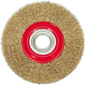 TOYA Vorel-scheibenbürste 200 Mm, Gewellter Draht, Befestigungsloch 32 Mm 06980 TOYA Vorel-scheibenbürste 200 Mm, Gewellter Draht, Befestigungsloch 32 Mm 06980