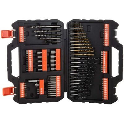 Black&decker - Set Mixed 109pz Für Wand-/holz- Und Metallbolzen A7200-xj Black&decker - Set Mixed 109pz Für Wand-/holz- Und Metallbolzen A7200-xj