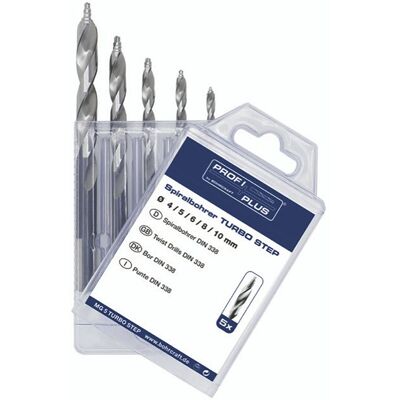 Bohrcraft - MG5 TURBO STEP HSS-G - DIN 338 - 4-10 mm - Bohrersatz Bohrcraft - MG5 TURBO STEP HSS-G - DIN 338 - 4-10 mm - Bohrersatz
