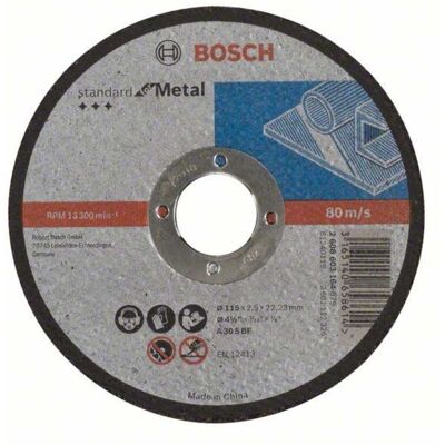 Pro Metal Trennscheibe 115 X 2,5 X 22,23 Mm - 2608603164 - Bosch Pro Metal Trennscheibe 115 X 2,5 X 22,23 Mm - 2608603164 - Bosch