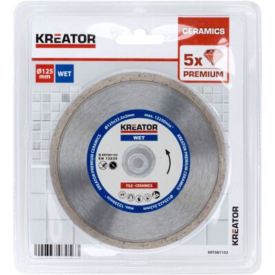 KREATOR Modell 22,2 mm Fliesen-Diamantscheibe - Schneidwerkzeug KREATOR Modell 22,2 mm Fliesen-Diamantscheibe - Schneidwerkzeug