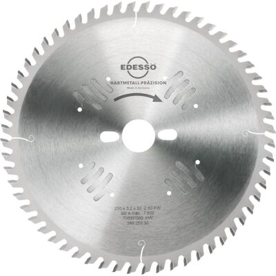 Edessö - Kreissägeblatt HW Profi 250mm - Schnittqualität Edessö - Kreissägeblatt HW Profi 250mm - Schnittqualität
