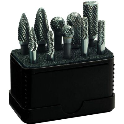 Alpen 776000005100 Hartmetall-Frässtifte - 6mm Schnitt - Grau Alpen 776000005100 Hartmetall-Frässtifte - 6mm Schnitt - Grau