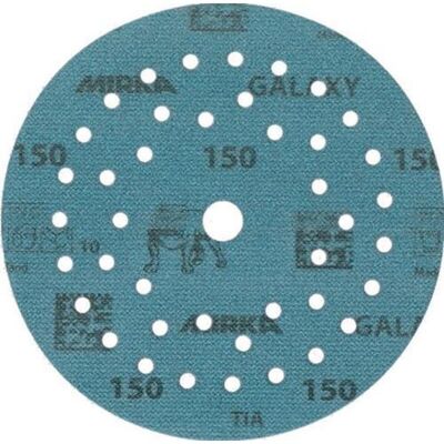 MIRKA Haftschleifscheibe Galaxy Grip Multifit 125 Mm Körnung 150 Für Holz / Metall / Lack / Kunststoff Keramik/korund Lochanzahl 72 MIRKA Haftschleifscheibe Galaxy Grip Multifit 125 Mm Körnung 150 Für Holz / Metall / Lack / Kunststoff Keramik/korund Lochanzahl 72
