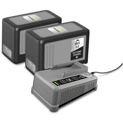Karcher Kärcher Professional 2.445-070.0 Starter Kit Battery Power+ 36/75 Werkzeug-akku Und Ladegerät 36 V Karcher Kärcher Professional 2.445-070.0 Starter Kit Battery Power+ 36/75 Werkzeug-akku Und Ladegerät 36 V
