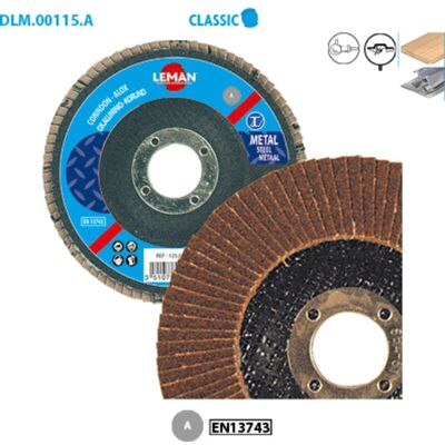 Leman 115mm Korund-Schleifdrehscheiben-Set - Holz & Metall Leman 115mm Korund-Schleifdrehscheiben-Set - Holz & Metall