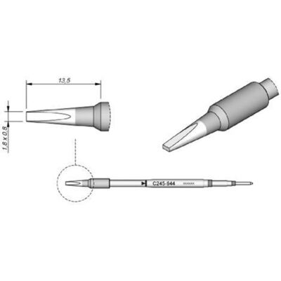 JBC C245 1,8mm Lötspets - Lötspitze für T245 JBC C245 1,8mm Lötspets - Lötspitze für T245