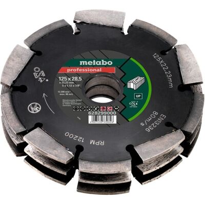 Metabo - 628299000 Nutfräser Hartmetall Länge 175 Mm Produktabmessung, Ø 125 Mm 1 Stück Metabo - 628299000 Nutfräser Hartmetall Länge 175 Mm Produktabmessung, Ø 125 Mm 1 Stück