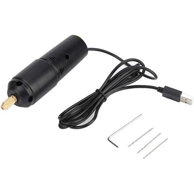 LANGRAY Mini-bohrmaschinen, Dc 5 V, Tragbarer Usb-bohrer Mit 3 Bits, Basteln, Rotationswerkzeugen Für Holz, Kunststoff, Papier LANGRAY Mini-bohrmaschinen, Dc 5 V, Tragbarer Usb-bohrer Mit 3 Bits, Basteln, Rotationswerkzeugen Für Holz, Kunststoff, Papier