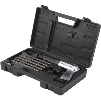 HEAT Hochleistungs-druckluftmeißel-set, Druckluftmeißelhammer Für Autoreparaturen, Bremsbelagwechsel, Rostentfernung, 250 Mm Verlängerter Schaft, Leichtes Abbruchwerkzeug HEAT Hochleistungs-druckluftmeißel-set, Druckluftmeißelhammer Für Autoreparaturen, Bremsbelagwechsel, Rostentfernung, 250 Mm Verlängerter Schaft, Leichtes Abbruchwerkzeug