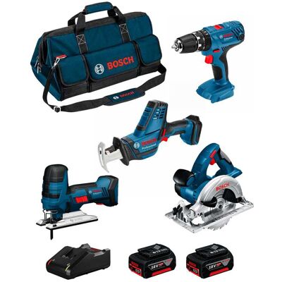 Bosch - Kit 18v Bk403bag (gsa 18 V-li C + Gst 18 V-li S + Gks 18 V-li + Gsb 18v-21 + 2 X 4,0 Ah + Gal18v-40 + Tasche) Bosch - Kit 18v Bk403bag (gsa 18 V-li C + Gst 18 V-li S + Gks 18 V-li + Gsb 18v-21 + 2 X 4,0 Ah + Gal18v-40 + Tasche)
