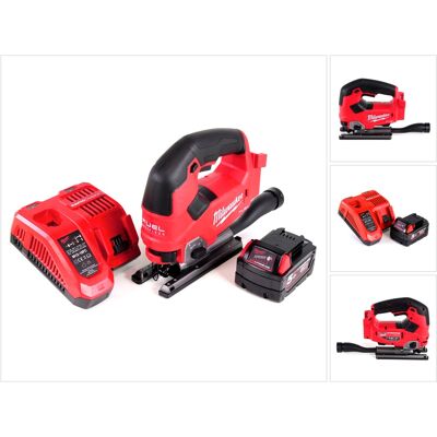 M18 Fjs-501c Stichsäge 18v Brushless + 1x Akku 5,0ah + Ladegerät - Milwaukee M18 Fjs-501c Stichsäge 18v Brushless + 1x Akku 5,0ah + Ladegerät - Milwaukee