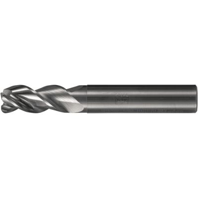 Pferd Tools Vhm-fräser Ø16mm, 3 Schneiden, 2xdc, Radius 2mm, Unbeschichtet, Schaft Ha, Performance Aluminium Pferd Tools Vhm-fräser Ø16mm, 3 Schneiden, 2xdc, Radius 2mm, Unbeschichtet, Schaft Ha, Performance Aluminium