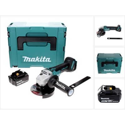 Dga 506 T1j Akku Winkelschleifer 18 V 125 Mm Brushless + 1x Akku 5,0 Ah + Makpac - Ohne Ladegerät - Makita Dga 506 T1j Akku Winkelschleifer 18 V 125 Mm Brushless + 1x Akku 5,0 Ah + Makpac - Ohne Ladegerät - Makita