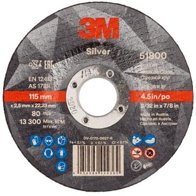 Trennscheibe 51800 T42 115x2,5x22,23mm 3m 7100141056 Trennscheibe 51800 T42 115x2,5x22,23mm 3m 7100141056