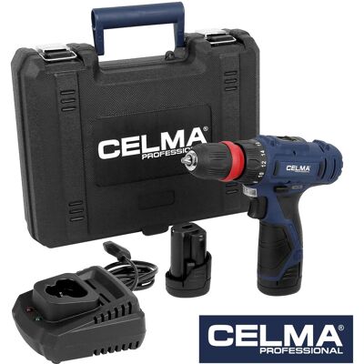 OEM Celma Professional Wak-li 12geo 12v 32nm 2x2ah Akku-bohrschrauber + Ladegerät OEM Celma Professional Wak-li 12geo 12v 32nm 2x2ah Akku-bohrschrauber + Ladegerät