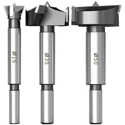OEM 3-teiliges Bohrer-set Mit 16 35 50 Mm Durchmesser Inklusive Rundschaftbohrer Für Professionelle Bohrmaschinen Inklusive Topfbohrer Und Für Holz OEM 3-teiliges Bohrer-set Mit 16 35 50 Mm Durchmesser Inklusive Rundschaftbohrer Für Professionelle Bohrmaschinen Inklusive Topfbohrer Und Für Holz