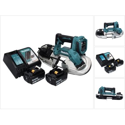 Makita - Dpb 183 Rm Akku Bandsäge 18 V 66 Mm Brushless + 2x Akku 4,0 Ah + Ladegerät Makita - Dpb 183 Rm Akku Bandsäge 18 V 66 Mm Brushless + 2x Akku 4,0 Ah + Ladegerät