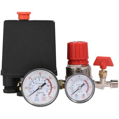 BOBYPET Druckschalter Für 12-bar-luftkompressor – Druckbereich 0,05 Bis 1,2 Mpa – Fördermenge 3000 L/min – Spannung 240 V – Schnellmontage BOBYPET Druckschalter Für 12-bar-luftkompressor – Druckbereich 0,05 Bis 1,2 Mpa – Fördermenge 3000 L/min – Spannung 240 V – Schnellmontage