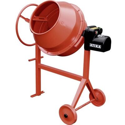 Atika - Betonmischer Mix 130 L, 600 W, 230 V Mörtelmischer Zementmischer Atika - Betonmischer Mix 130 L, 600 W, 230 V Mörtelmischer Zementmischer