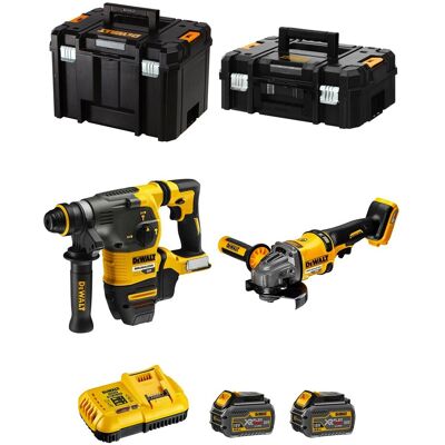 Dewalt - Kit Fvk271t2-qw 54v/18v (dch333 + Dcg418 + 2 X 6,0 Ah + Dcb118 + Tstak Ii + Tstak Vi) Dewalt - Kit Fvk271t2-qw 54v/18v (dch333 + Dcg418 + 2 X 6,0 Ah + Dcb118 + Tstak Ii + Tstak Vi)