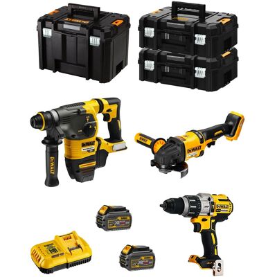 Dewalt - Kit Fvk381t2hd-qw 54v/18v (dch333 + Dcd996 + Dcg418 + 2 X 6,0 Ah + Dcb118 + 2 X Tstak Ii + Tstak Vi) Dewalt - Kit Fvk381t2hd-qw 54v/18v (dch333 + Dcd996 + Dcg418 + 2 X 6,0 Ah + Dcb118 + 2 X Tstak Ii + Tstak Vi)