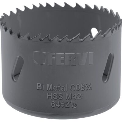 Fervi - 0278/121 - 121 mm - Kobalt Bi-Metall - Lochsaegeinsatz Fervi - 0278/121 - 121 mm - Kobalt Bi-Metall - Lochsaegeinsatz