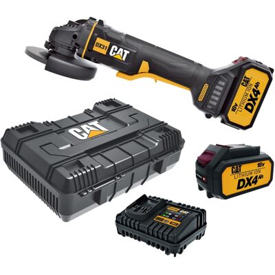 Cat - Kit Bürstenloser Winkelschleifer Dx31b 18v 4.0ah Erpillar Cat - Kit Bürstenloser Winkelschleifer Dx31b 18v 4.0ah Erpillar